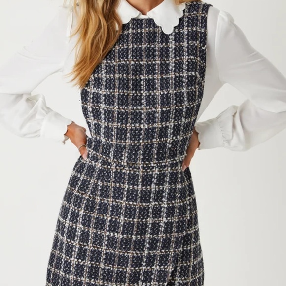 ❤️SOLD❤️ Plaid Skort Romper - Picture 1 of 3